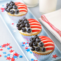 Wave the Flag Cupcakes