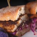 Grilled Blackened Barramundi Sandwich