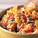Spiced Pork Rice Pilaf