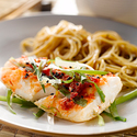 Steamed Szechwan Alaska Cod