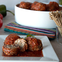 Crimini and Pork Albondigas (Meatballs) with Chipotle Tomato Sauce