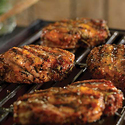 Country-Style Ribs with Peach Rosemary Glaze