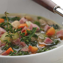 Tuscan Smoked Turkey and Bean Soup