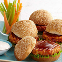 BBQ-Buffalo Chicken Burgers
